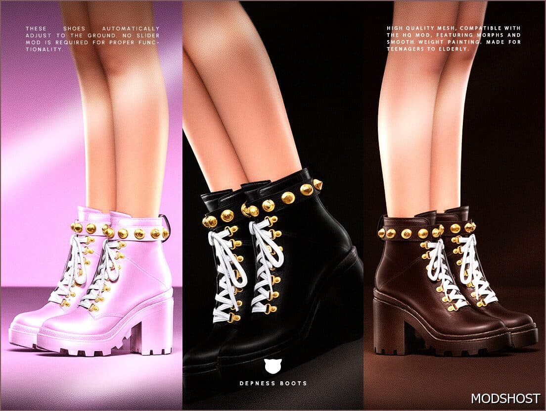 Скриншот мода Ботинки Deepness Boots